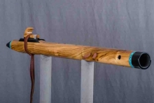 Black Locust Wood Native American Flute, Minor, Low D-3, #O24C (6)
